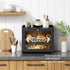 Goozii Countertop, Counter 2 Double Layer Bread Box for Kitchen Large Bread Storage Container for Top, Tier Wood