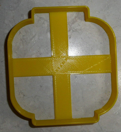 TOY BUILDING BLOCK HEAD OUTLINE COOKIE CUTTER - MADE IN USA PR2525