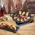 Portable 13.4 IN Korean BBQ Grill Pan - Non-Stick Aluminum Round Stove Top Grill for Indoor Outdoor
