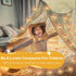 Cute Mushroom Fairy Lights with Timer, 10FT 30LEDs String Lights for Kids Room Decor