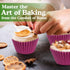 Regency Wraps Greaseproof Professional Grade Baking Cups, Pack of 40, Purple Solid, for Cupcakes