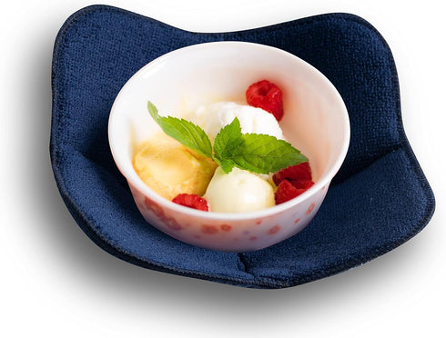 Microwave Bowl Cozy Holders for Hot Food, Set of 4 Hot Pads for Bouillon Cups, Heat Proof Plate Holder