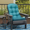Outdoor Adirondack Chair Cushion Waterproof High Back Patio Chair Cushions with Back