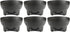 Set of 6 Black Salsa Bowls, 4.5" Diameter, 12 oz, Perfect for Dips and Sauces