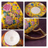 KAMMAK Set 2, 7oz (622N) Tea Cups and Saucers of Porcelain Coffee Cups, Stackable Espresso Mugs, Ceramic Demitasse