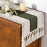 Summer 12x108 inch Socomi Boho Table Runner Farmhouse Rustic Dining Kitchen Centerpiece Decor Small Macrame Woven