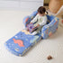 Kids,2-in-1 aodisman Thick Comfy Toddler Chair and Couch for Soft Plush Fold Out Sofa for Children,Convertible Couch