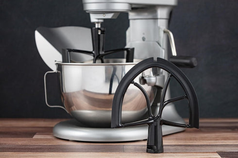 New Metro Design XL-MAX Metal Beater Blade for KitchenAid 5+, 6, 7, 8-Quart Stand Mixers, Black