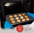 Perlli Cookie Sheets for Baking, 3-Piece Non Stick Oven Pan Tray Set, Carbon Steel BPA Free for Cakes and Cookies