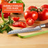 IMUSA 6in Chef WL Stainless Steel Santoku Knife with Wood Look Handle