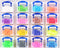 16 x 0.14 LITRE PLASTIC STORAGE BOX SET - ORGANISER TOOL