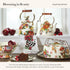 MACKENZIE-CHILDS Cotton Dish Towel, Cute Decorative Kitchen Dish Towel, Set of 1, Tulip Tea Kettle