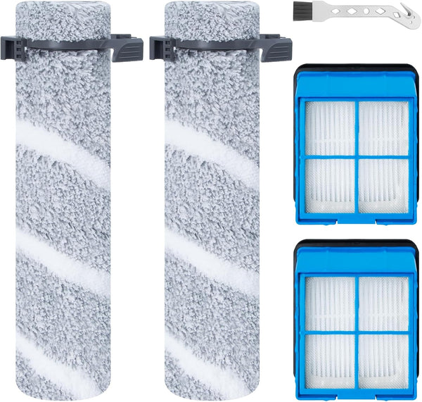 Jegehoyo Replacement Brush Roller and HEPA Filter for Bissell CrossWave OmniForce Edge Cordless