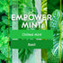Glade Candle Empower Mint Fragrance Candle, 3-Wick Air Freshener Candle, 6.8 Oz, 3 Count