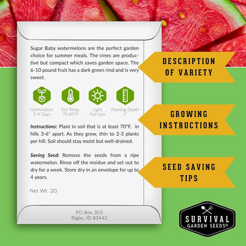 20 Vegetable Garden Starter Kit Variety Heirloom Non-GMO Seeds for Planting | Giftable Family Garden Kit for Beginner