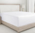 California Design Den White Twin XL Fitted Sheet, 100% Cotton, 400 Thread Count Sateen, Fits College Dorm