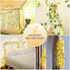 2 Pack 6.56 80LEDS KASZOO Ft Vine with Fairy Lights, Battery/USB Operated, Vine String Lights, Ivy Garlands with Fairy