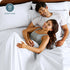 Bare Home Microfiber Pillow Cases - King Size Set of 2, Cooling Double Brushed White Pillowcases, Easy Care