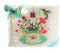 Alice's Cottage Hummingbirds and Teacup Flour Sack Kitchen Towels, Set of 2 Cotton