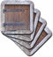 3dRose CST_157619_2 Wooden Medieval Style Trap Door Photo Print Coasters - Set of 8, Unusual Humor