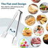 8 Pack Serving Tongs by Tcoin, 9 Inch Functional Tongs for Serving Food for Parties and Holiday Get-togethers, Food Tongs Buffet Tongs Appetizer Tongs Kitchen Tongs,Versatile and Durable by Tcoin