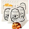8 Pcs Large Linen Bread Bag for Homemade Bread, Reusable Drawstring Storage Bags, 12" x 15" (Stylish Style)