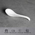 Asian Soup Spoons Set of 6, Ceramic Japanese Ramen Spoons, Dishwasher Safe