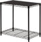 Amazon Basics 2-Shelf Stackable Storage, 13.3" D x 23.2" W x 22.2"