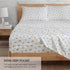 Set 100% 16" Ivellow Twin Sheets Kids Natural Cotton Sheets Soft Breathable Durable Lightweight Crispy Percale Bed