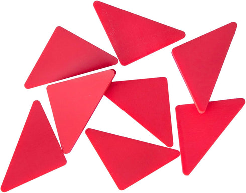 Thirteen Chefs Non Slip Silicone Cutting Board Feet, Set of 8, Red - Non Adhesive, Glue Free Pads
