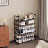 6-Tier 30 Calmootey Shoe Rack, Tall Large Capacity Pairs Shoes Storage Organizer, Stackable Wide Shoe Shelf