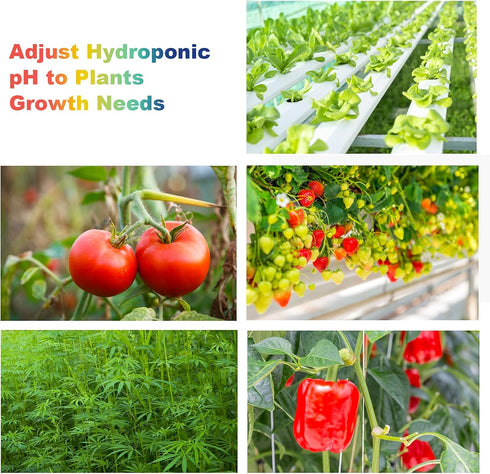 (9oz+9oz), FOLLOWIN pH Up and Down Control Kit Hydroponics pH Tester Calibration Adjuster Buffer Solution Combo
