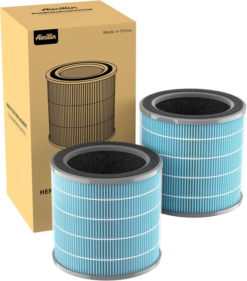 Air Purifier AP070A & AP070B Replacement Filters, 2 Pack High-efficiency HEPA & Activated Carbon