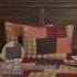VHC Brands Wyatt Standard Sham 21x27, Patchwork Tan Bedding Accessory