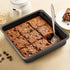 Square Cake Pan, Nonstick Baking Pan for Bread or Brownie, 9x9 Inch Bakeware Set of 2 with Diamond Texture