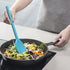 Zeal Scratch Non-Stick Silicone Cooking Spoon, Aqua Blue, 30 cm Length