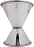 Hudson & Lane Stainless Steel Cocktail Barware Double Measuring Jigger, 1 oz x 2 oz