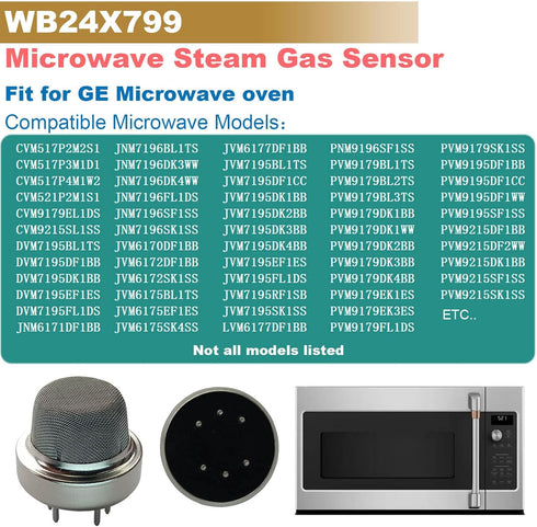 WB24X799 Microwave Steam Gas Sensor, Fits GE Microwave Oven