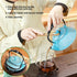27oz, 800ml Cast Iron Teapot, Japanese Tea Pot with Infuser for Loose Leaf, Tea Kettle Stovetop Safe Coated