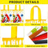 24 Pack Paint Party Favor Bags, Non Woven Art Party Gift Bags for Kids, Paint Theme Birthday Party Supplies