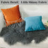 Set 2, 12 20 Inch, (30x50cm), Home Brilliant Velvet Oblong Pillow Covers Decorative Cushion Cases for Chair Nursing