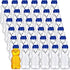 Thenshop 36 Pcs 8 oz Honey Jar Plastic Empty Bear Bottle Dispenser