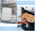 TeamFar 16 x 12 x 1 Inch Baking Sheet with Rack, Stainless Steel Cookie Baking Pan Tray for Roasting Cooling