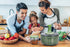6.3-Quart 0.95-Quart Brieftons Salad Spinner and Chopper: Large Lettuce Greens Vegetable Washer Dryer, with Bonus