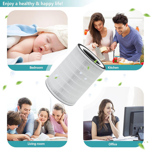 True HEPA KILO Filter, 2-Pack, Compatible with Afloia KILO, KILOPLUS, KILOPRO, MIRO, MIRO PRO Air Purifiers