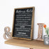 Rustic Bathroom Rules Sign – Funny Farmhouse Toilet Wall Decor – Wood Framed Wall Art Decorations (11.8x15.8in) (black)