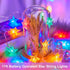 17 50 Minetom Star String Lights Battery Operated - ft LED Star Fairy String Lights with Timer, Waterproof for Indoor