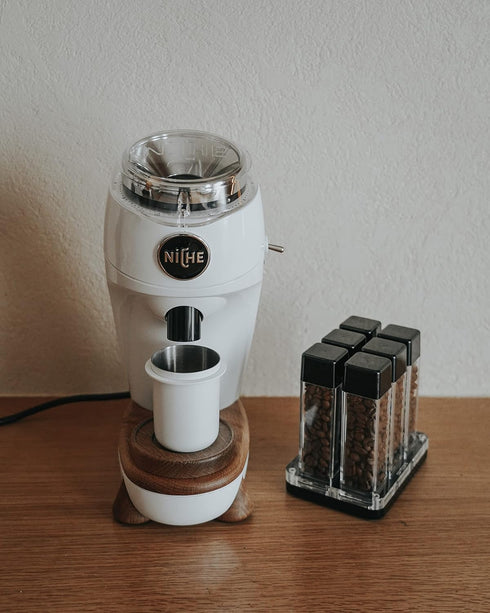 6 Set 25-28g Normcore Tubes Coffee Bean Cellars with Stand & Hopper - Single Dose Coffee Bean Vaults - Espresso Bean