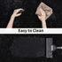 Soft Runner Rugs for Bedroom Hallways - 2x6 Black Fluffy Shag Throw Area Rug Non-Slip for Bedside Dorm Living Room