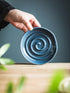 Ceramic Spoon Holder, Dark Blue Spoon Rest for Countertop, Kitchen Decor for Stove Top, Coffee Bar Accessories